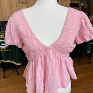 FP Movement by Free People Pink Rose Top